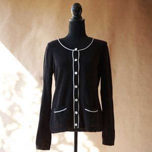 Ann Taylor Black & White Sweater